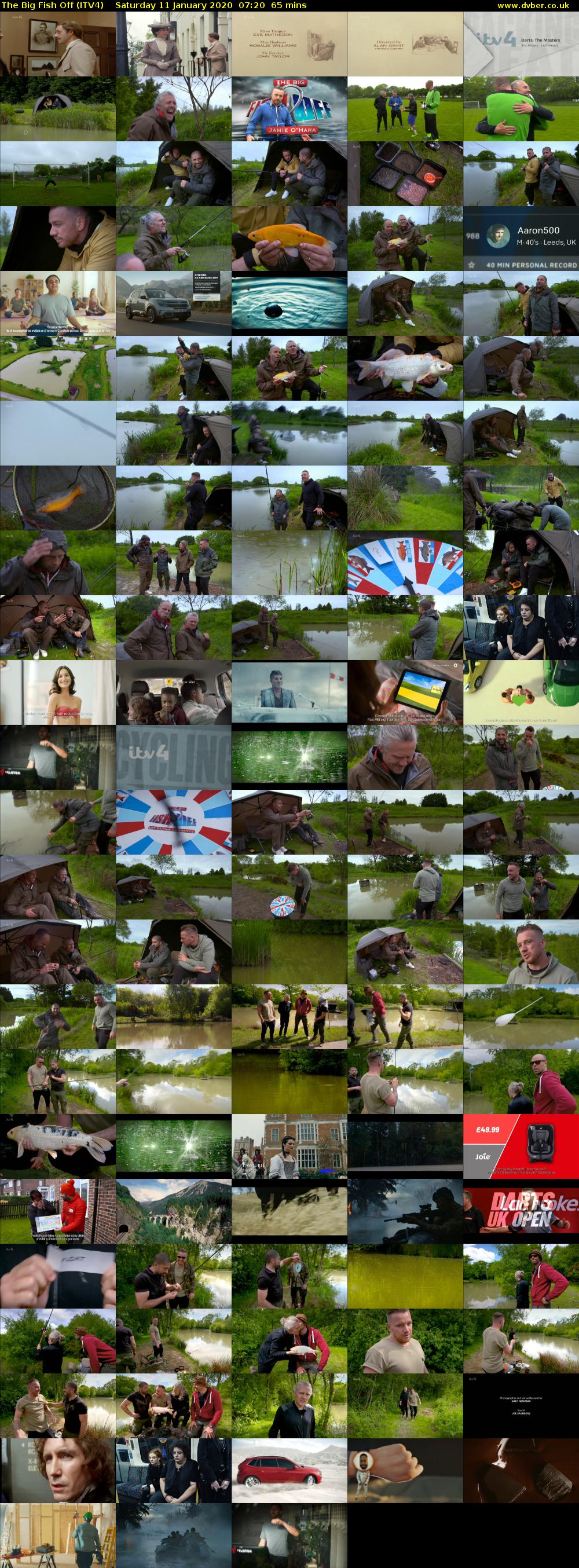 The Big Fish Off (ITV4) Saturday 11 January 2020 07:20 - 08:25