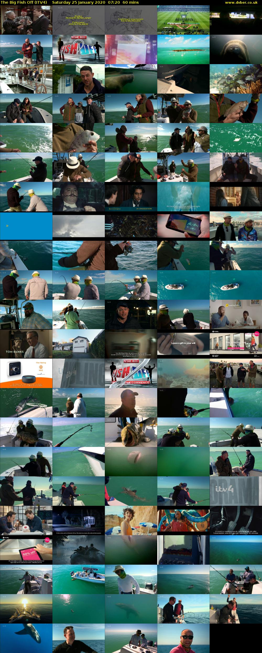 The Big Fish Off (ITV4) Saturday 25 January 2020 07:20 - 08:20