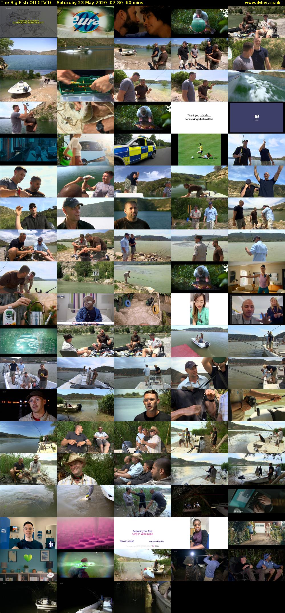 The Big Fish Off (ITV4) Saturday 23 May 2020 07:30 - 08:30