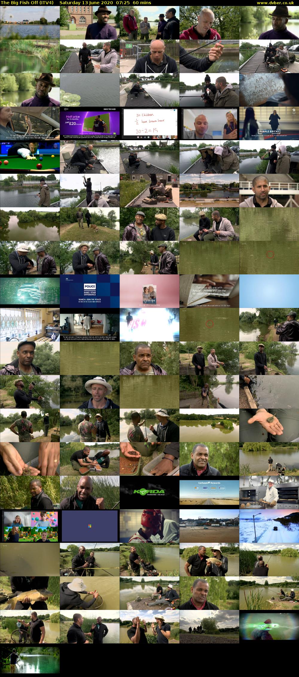 The Big Fish Off (ITV4) Saturday 13 June 2020 07:25 - 08:25