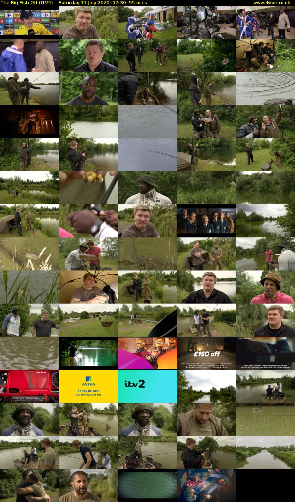 The Big Fish Off (ITV4) Saturday 11 July 2020 07:30 - 08:25