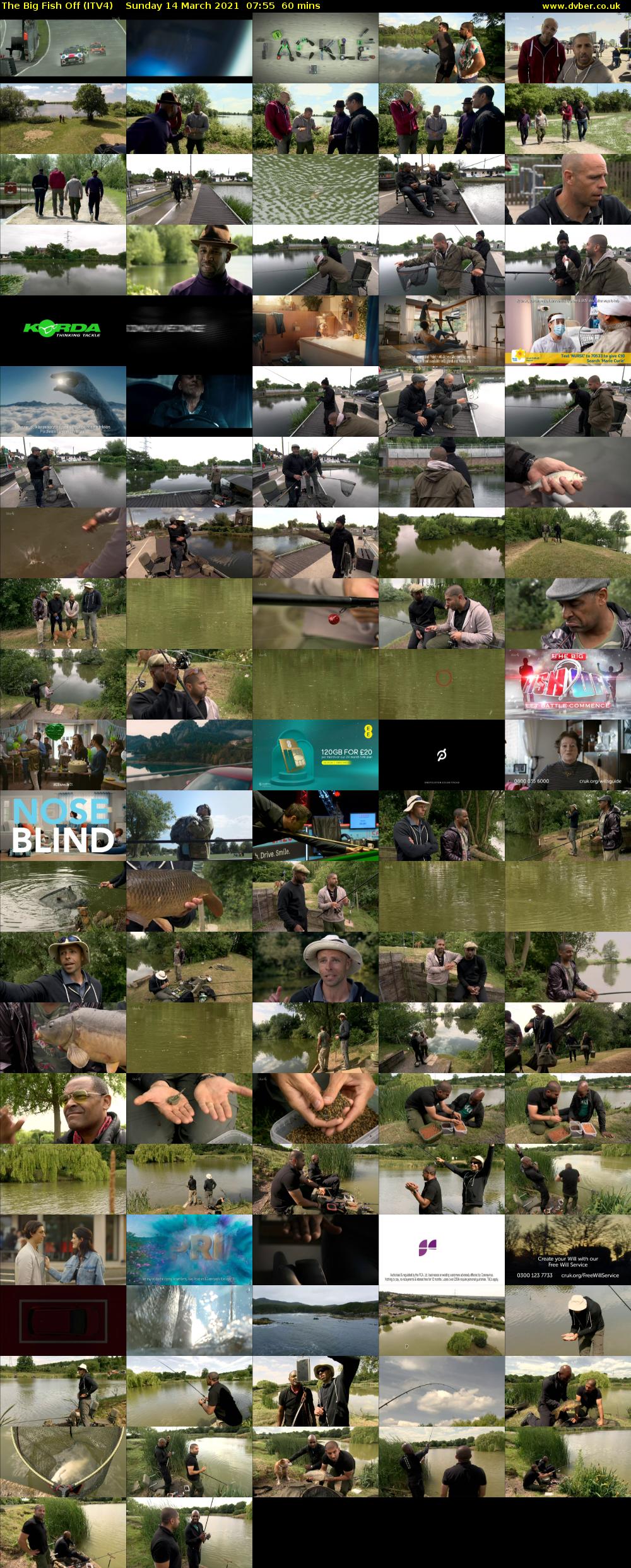 The Big Fish Off (ITV4) Sunday 14 March 2021 07:55 - 08:55