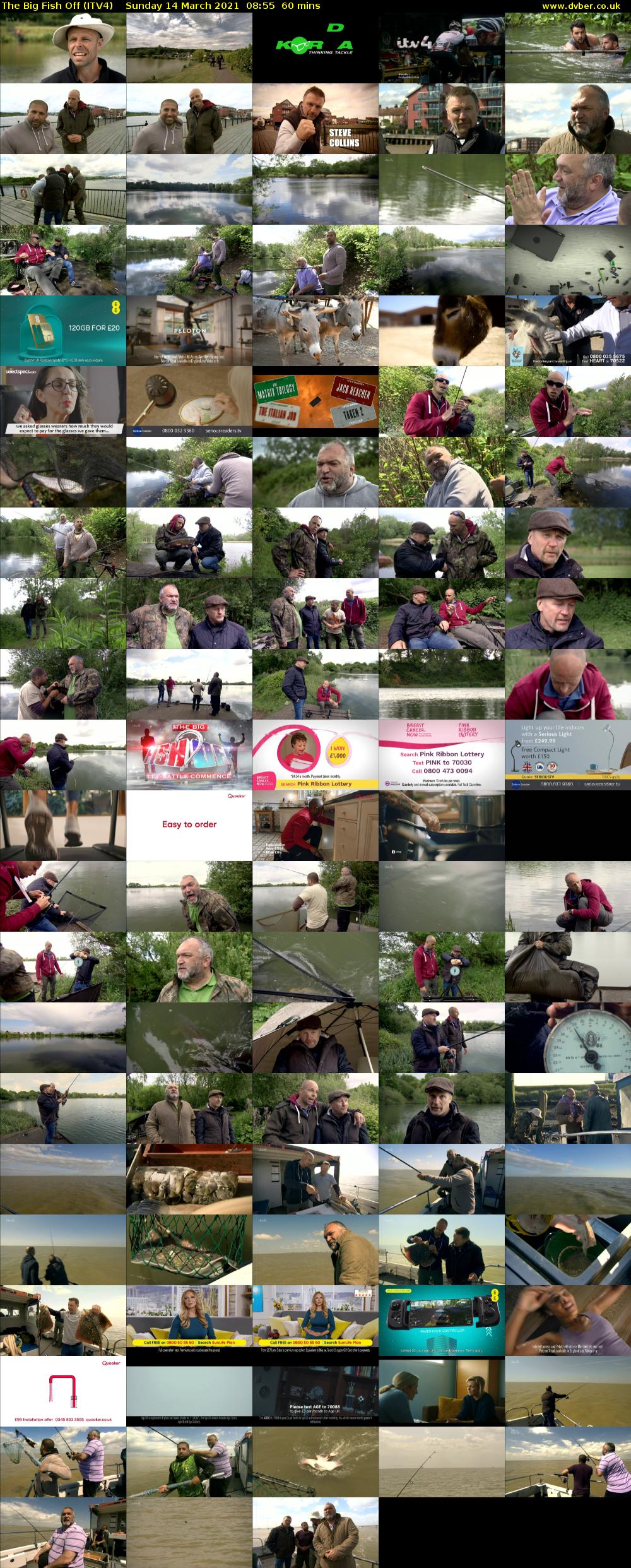 The Big Fish Off (ITV4) Sunday 14 March 2021 08:55 - 09:55