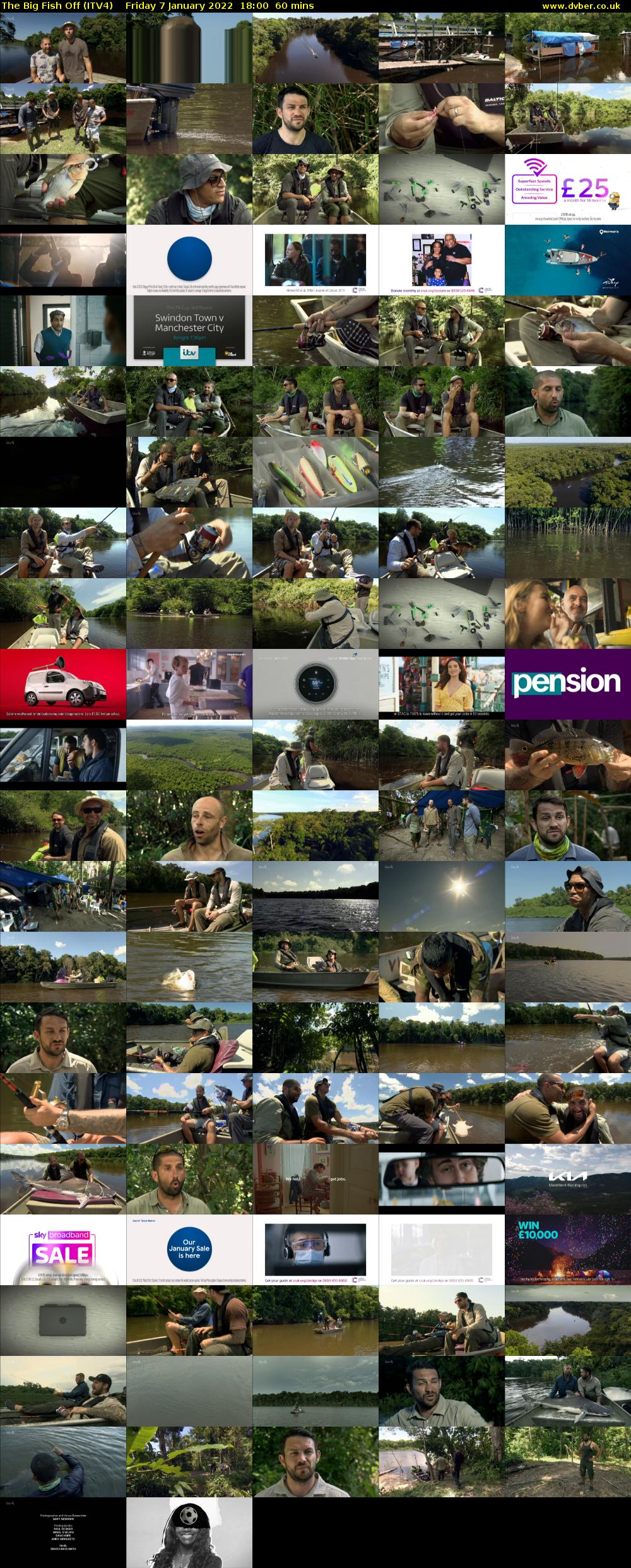 The Big Fish Off (ITV4) Friday 7 January 2022 18:00 - 19:00