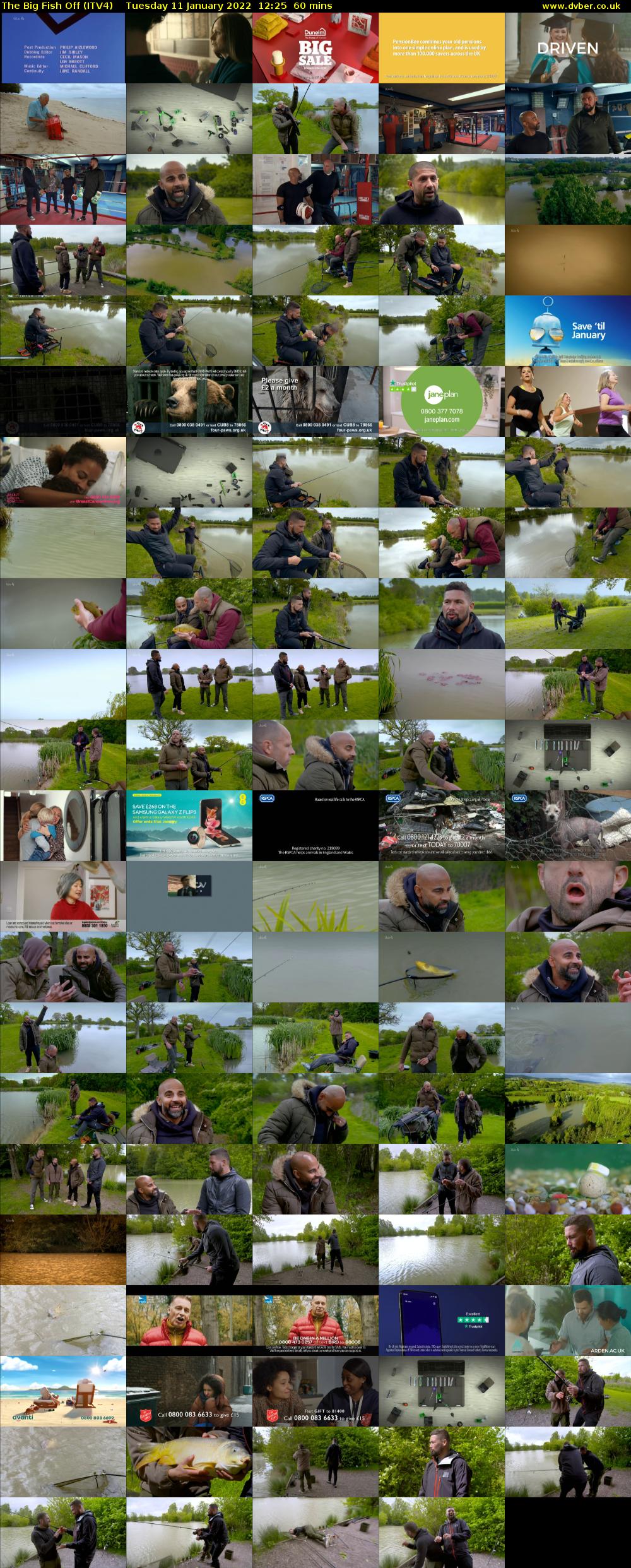 The Big Fish Off (ITV4) Tuesday 11 January 2022 12:25 - 13:25