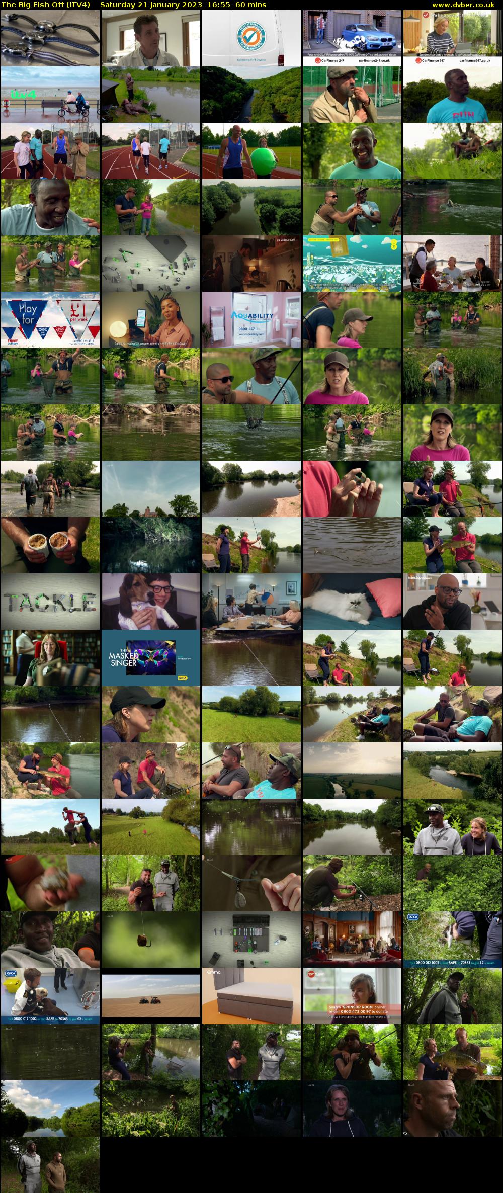 The Big Fish Off (ITV4) Saturday 21 January 2023 16:55 - 17:55