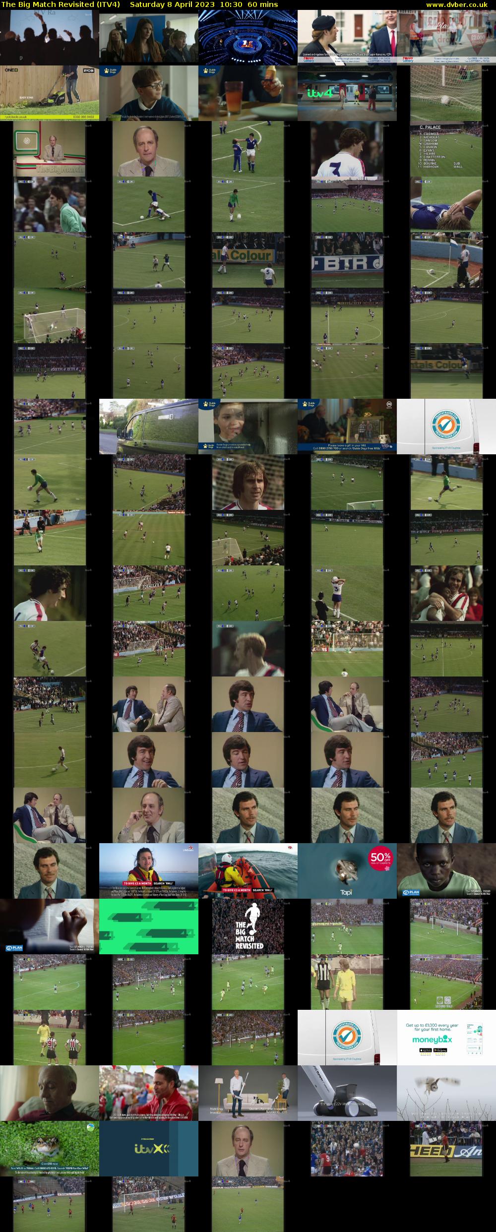 The Big Match Revisited (ITV4) Saturday 8 April 2023 10:30 - 11:30