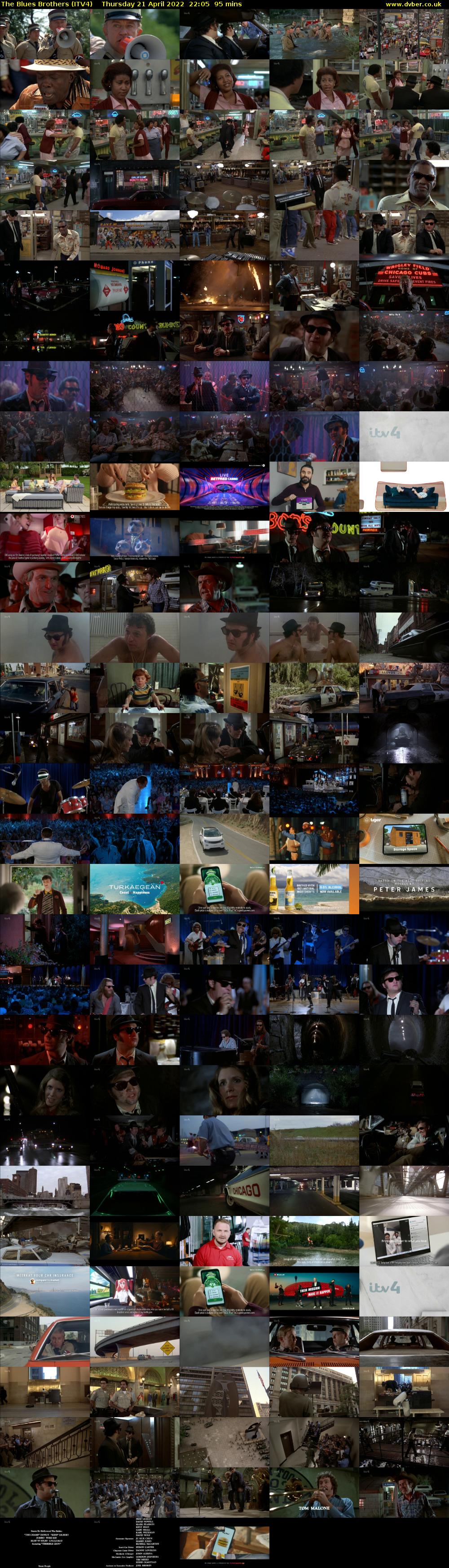 The Blues Brothers (ITV4) Thursday 21 April 2022 22:05 - 23:40