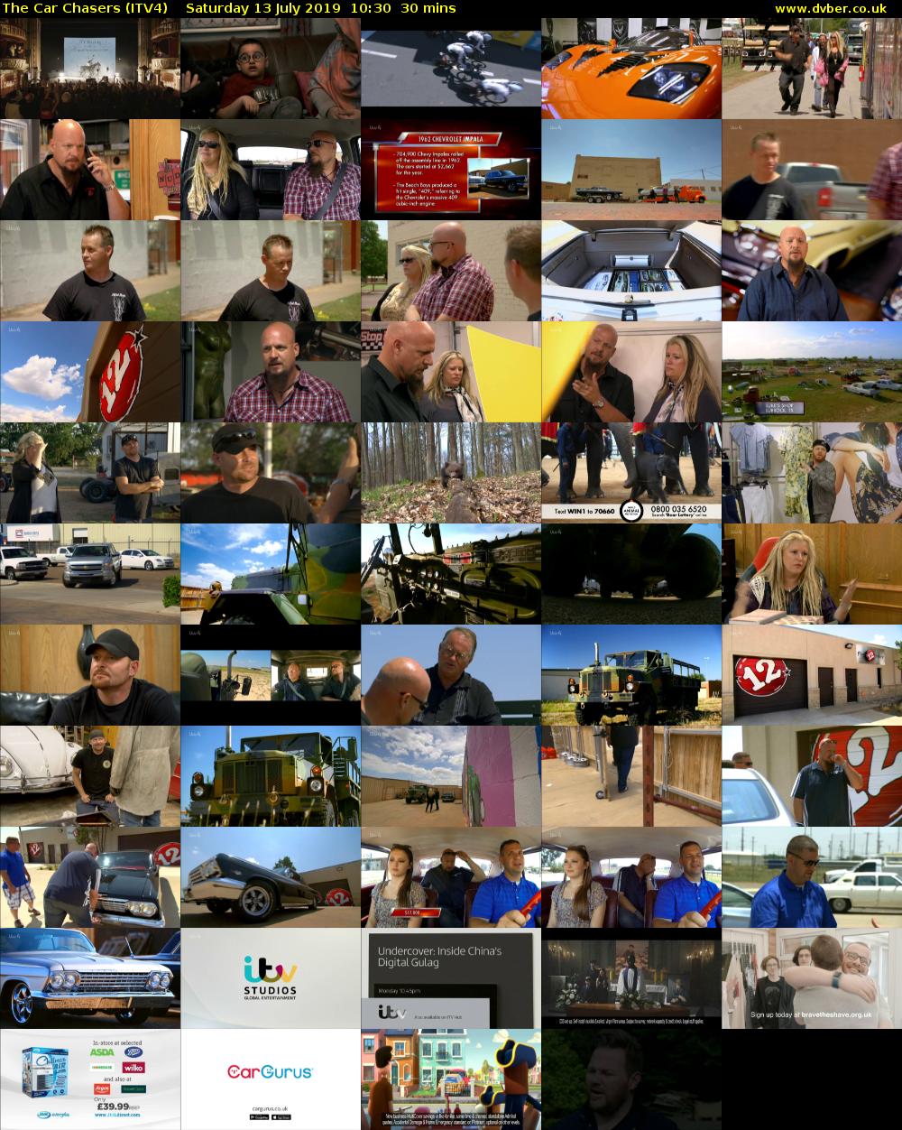 The Car Chasers (ITV4) Saturday 13 July 2019 10:30 - 11:00