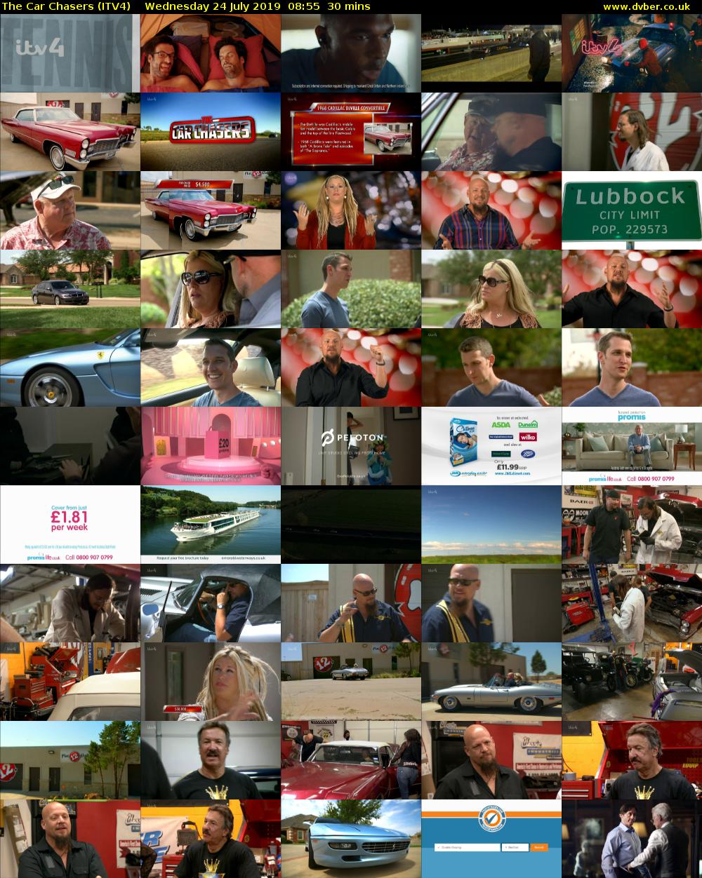 The Car Chasers (ITV4) Wednesday 24 July 2019 08:55 - 09:25
