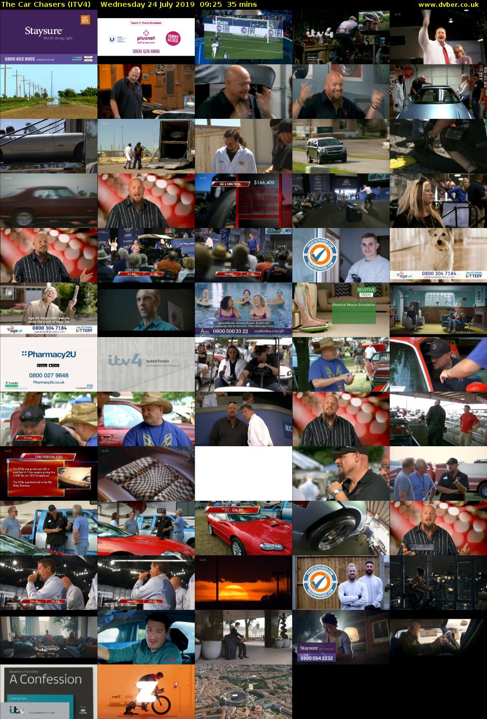The Car Chasers (ITV4) Wednesday 24 July 2019 09:25 - 10:00
