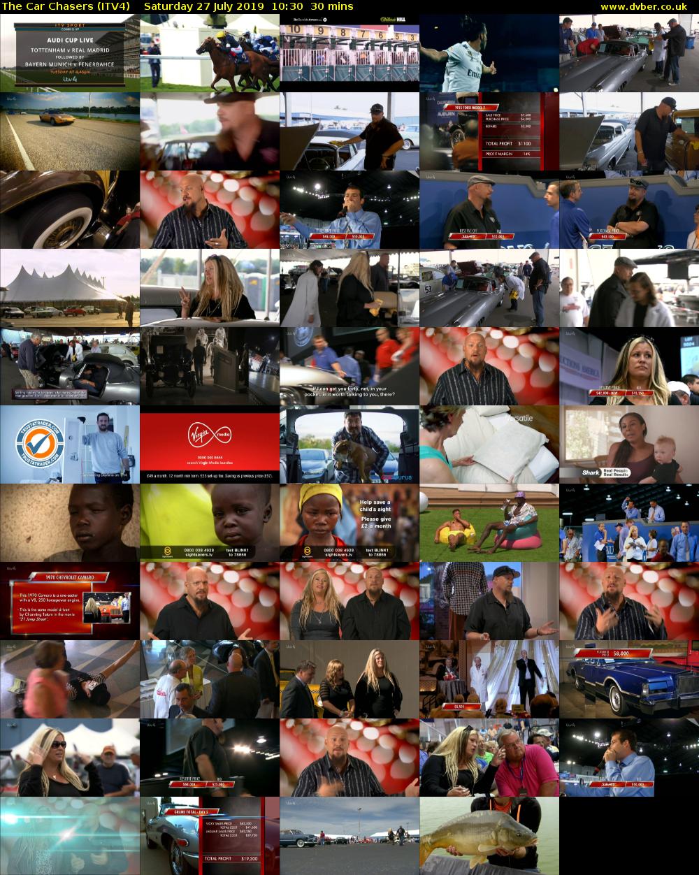 The Car Chasers (ITV4) Saturday 27 July 2019 10:30 - 11:00