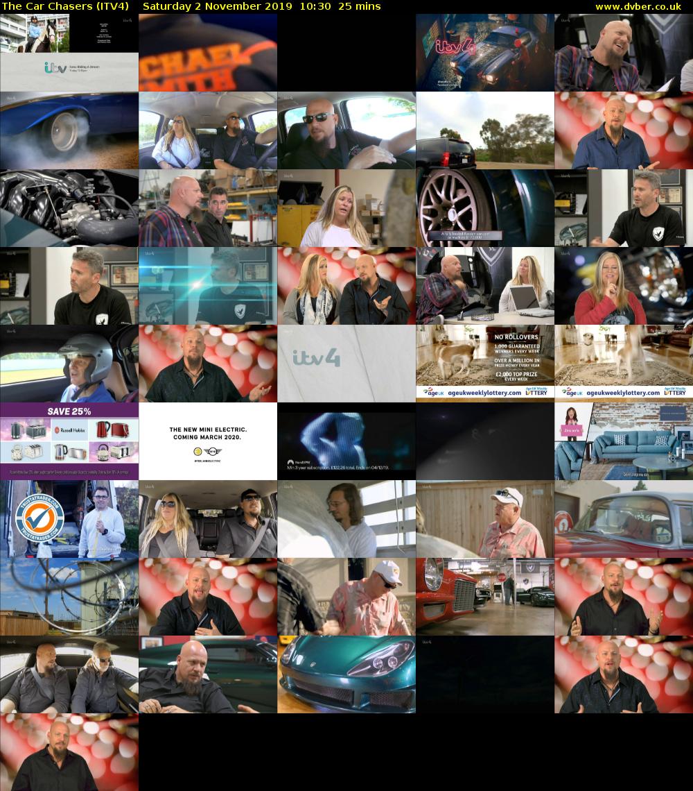 The Car Chasers (ITV4) Saturday 2 November 2019 10:30 - 10:55