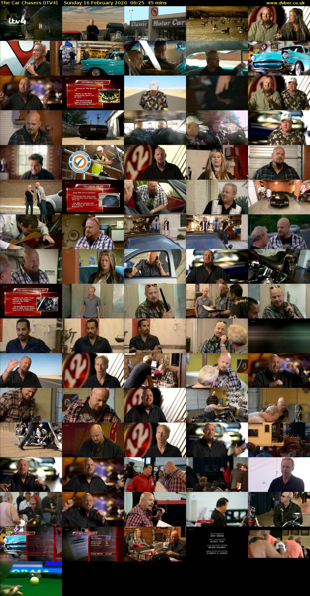 The Car Chasers (ITV4) Sunday 16 February 2020 06:25 - 07:10