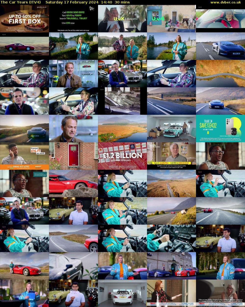 The Car Years (ITV4) Saturday 17 February 2024 14:40 - 15:10