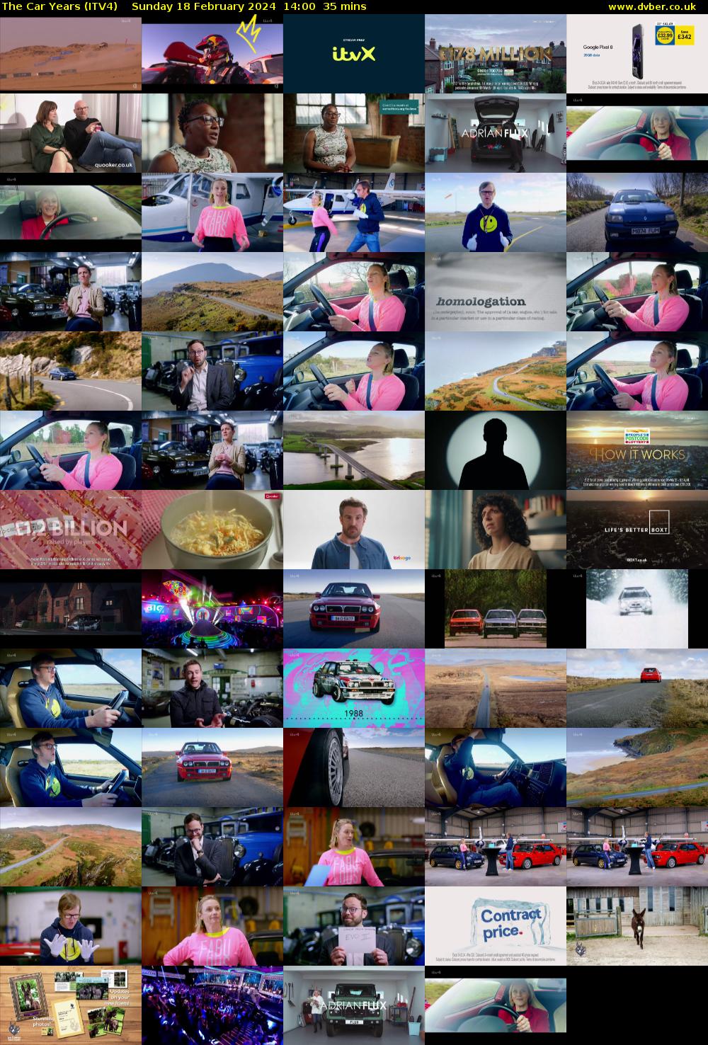 The Car Years (ITV4) Sunday 18 February 2024 14:00 - 14:35