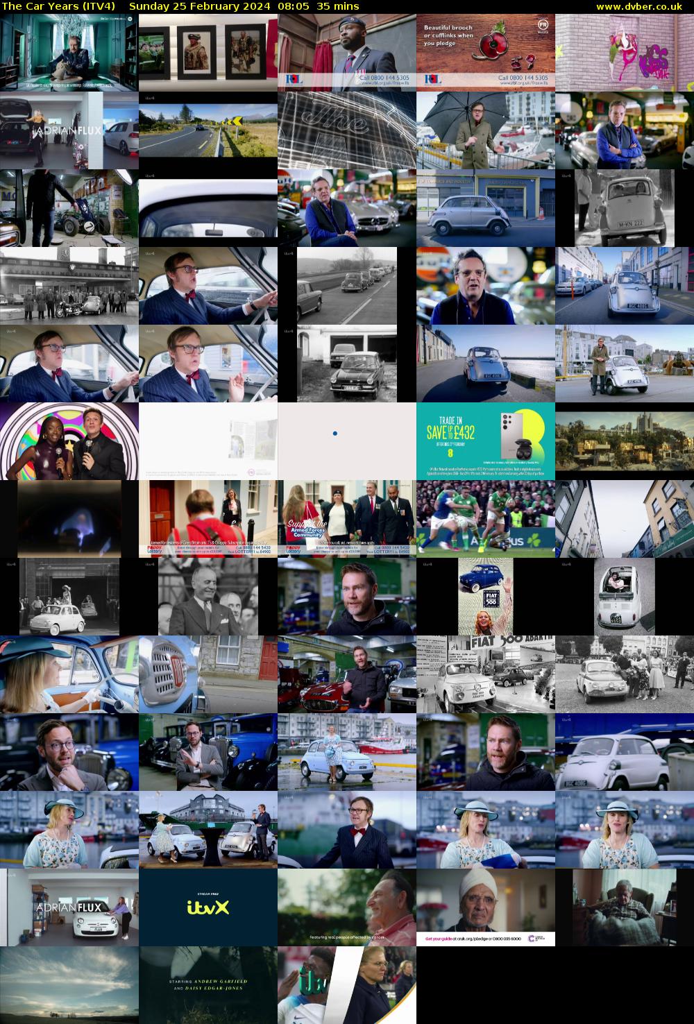The Car Years (ITV4) Sunday 25 February 2024 08:05 - 08:40