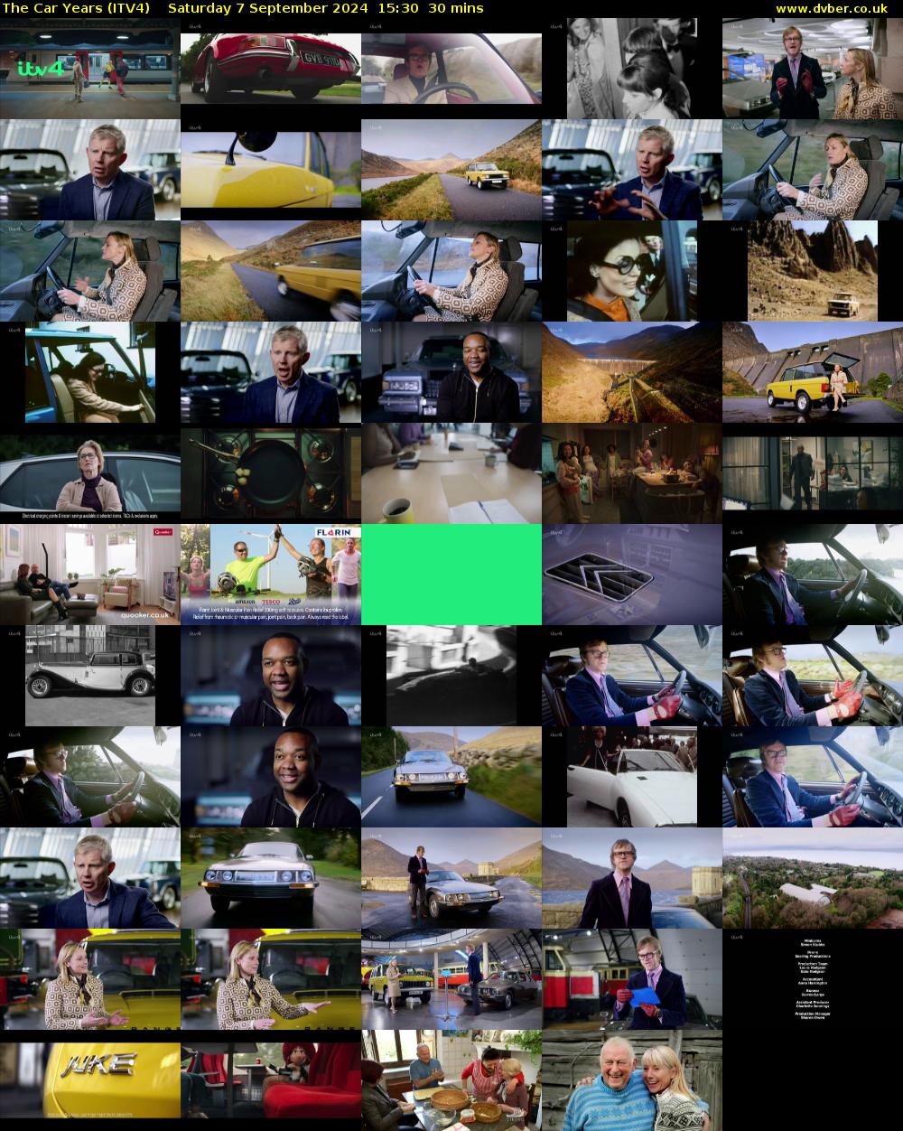 The Car Years (ITV4) Saturday 7 September 2024 15:30 - 16:00