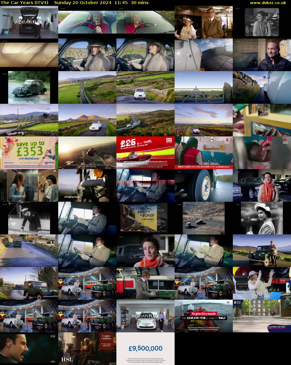 The Car Years (ITV4) Sunday 20 October 2024 11:45 - 12:15