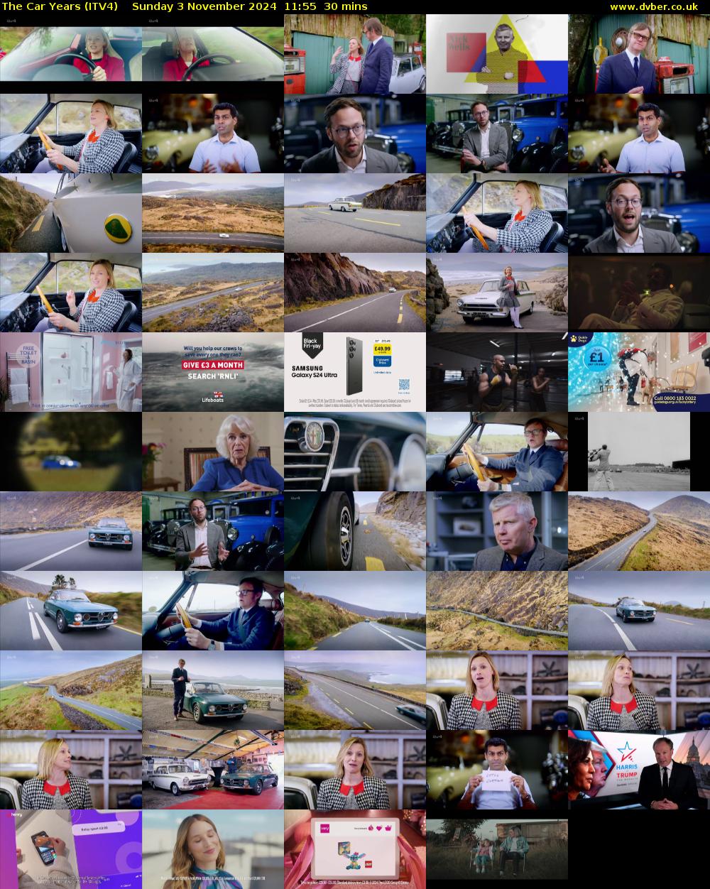 The Car Years (ITV4) Sunday 3 November 2024 11:55 - 12:25