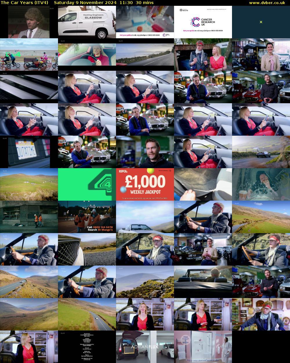 The Car Years (ITV4) Saturday 9 November 2024 11:30 - 12:00