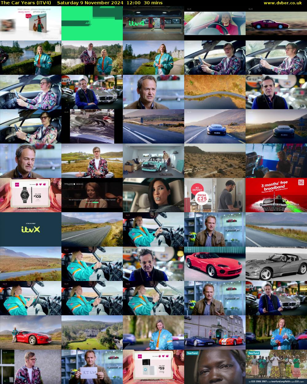The Car Years (ITV4) Saturday 9 November 2024 12:00 - 12:30