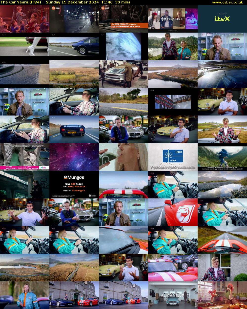 The Car Years (ITV4) Sunday 15 December 2024 11:40 - 12:10