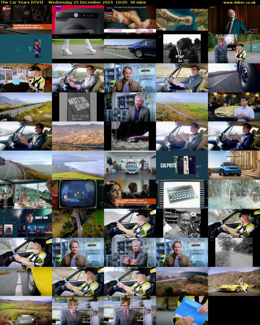 The Car Years (ITV4) Wednesday 25 December 2024 10:05 - 10:35
