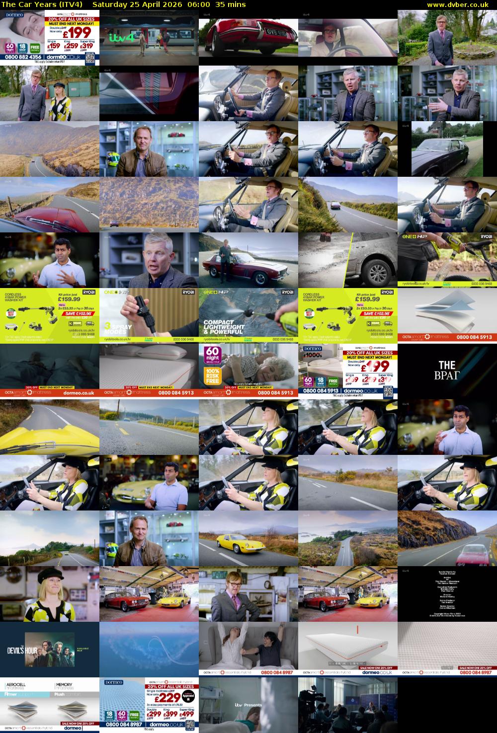 The Car Years (ITV4) Saturday 25 April 2026 06:00 - 06:35