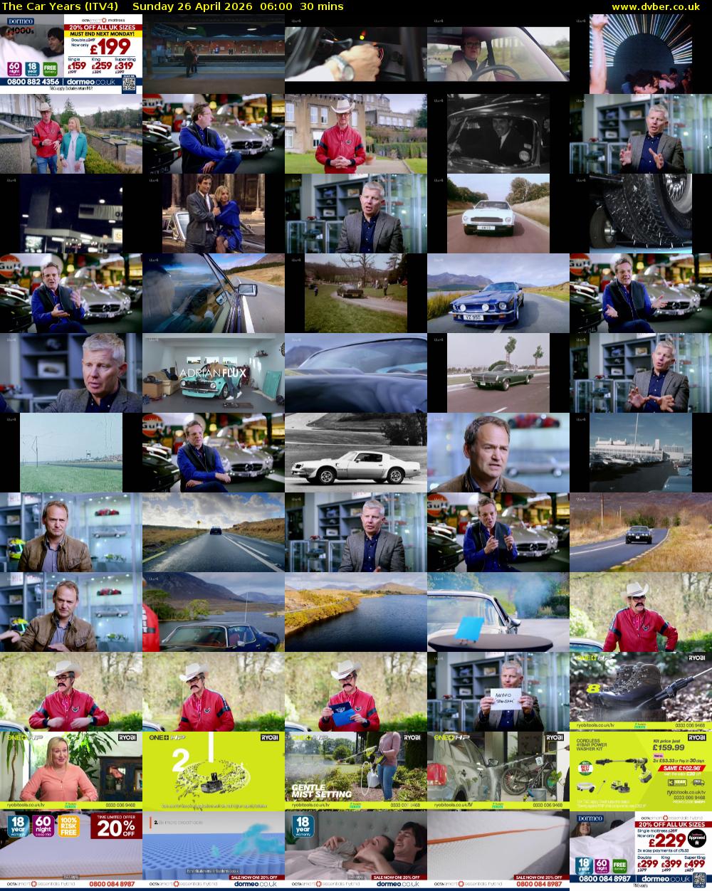 The Car Years (ITV4) Sunday 26 April 2026 06:00 - 06:30