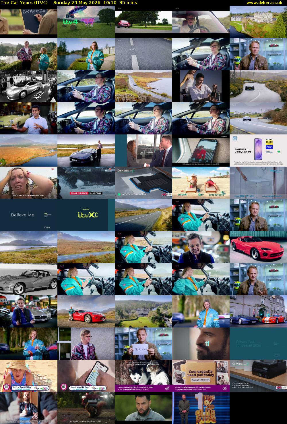 The Car Years (ITV4) Sunday 24 May 2026 10:10 - 10:45