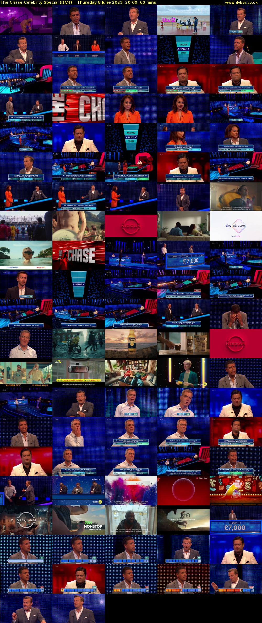 The Chase Celebrity Special (ITV4) Thursday 8 June 2023 20:00 - 21:00