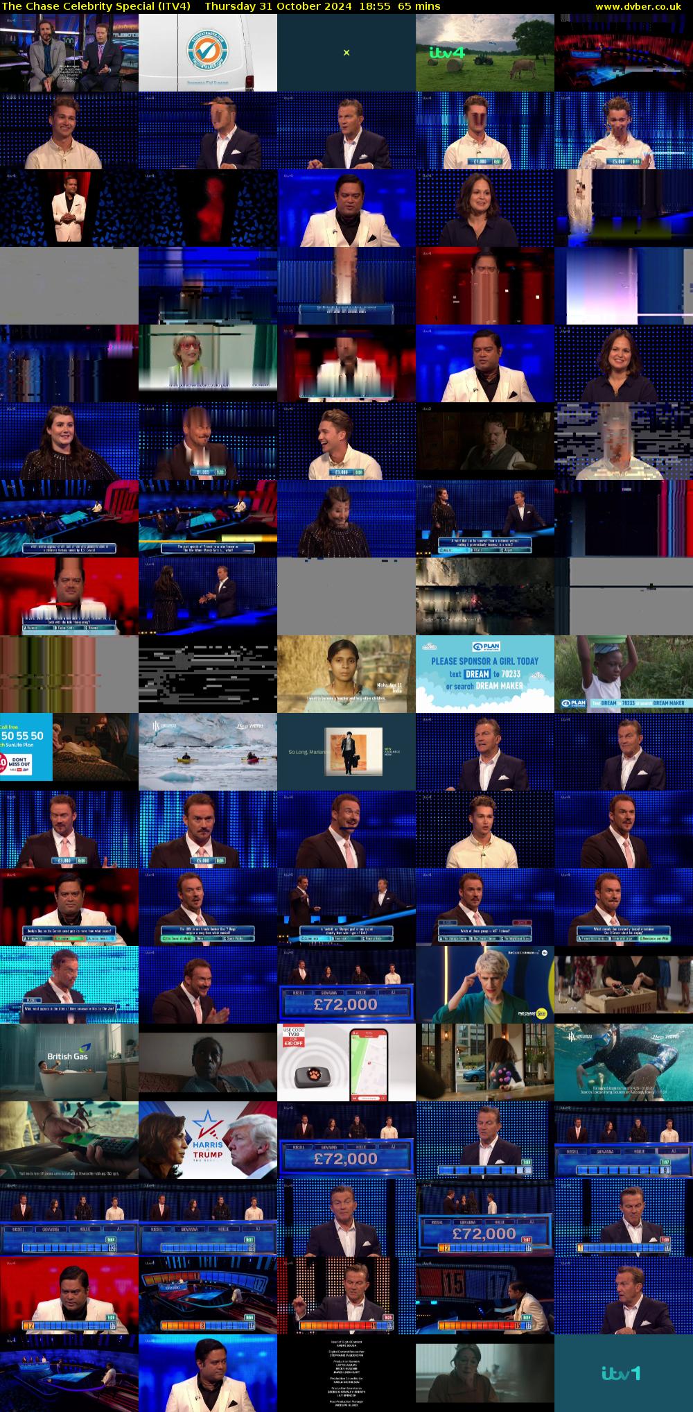 The Chase Celebrity Special (ITV4) Thursday 31 October 2024 18:55 - 20:00