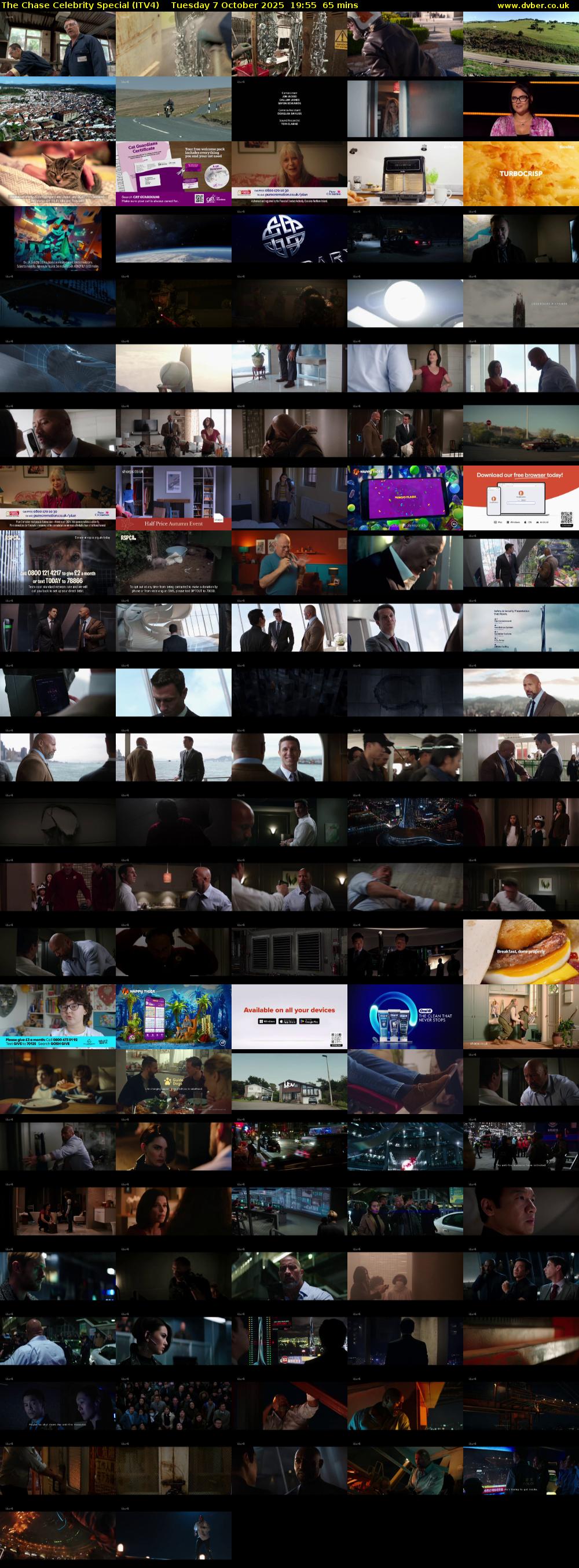 The Chase Celebrity Special (ITV4) Tuesday 7 October 2025 19:55 - 21:00