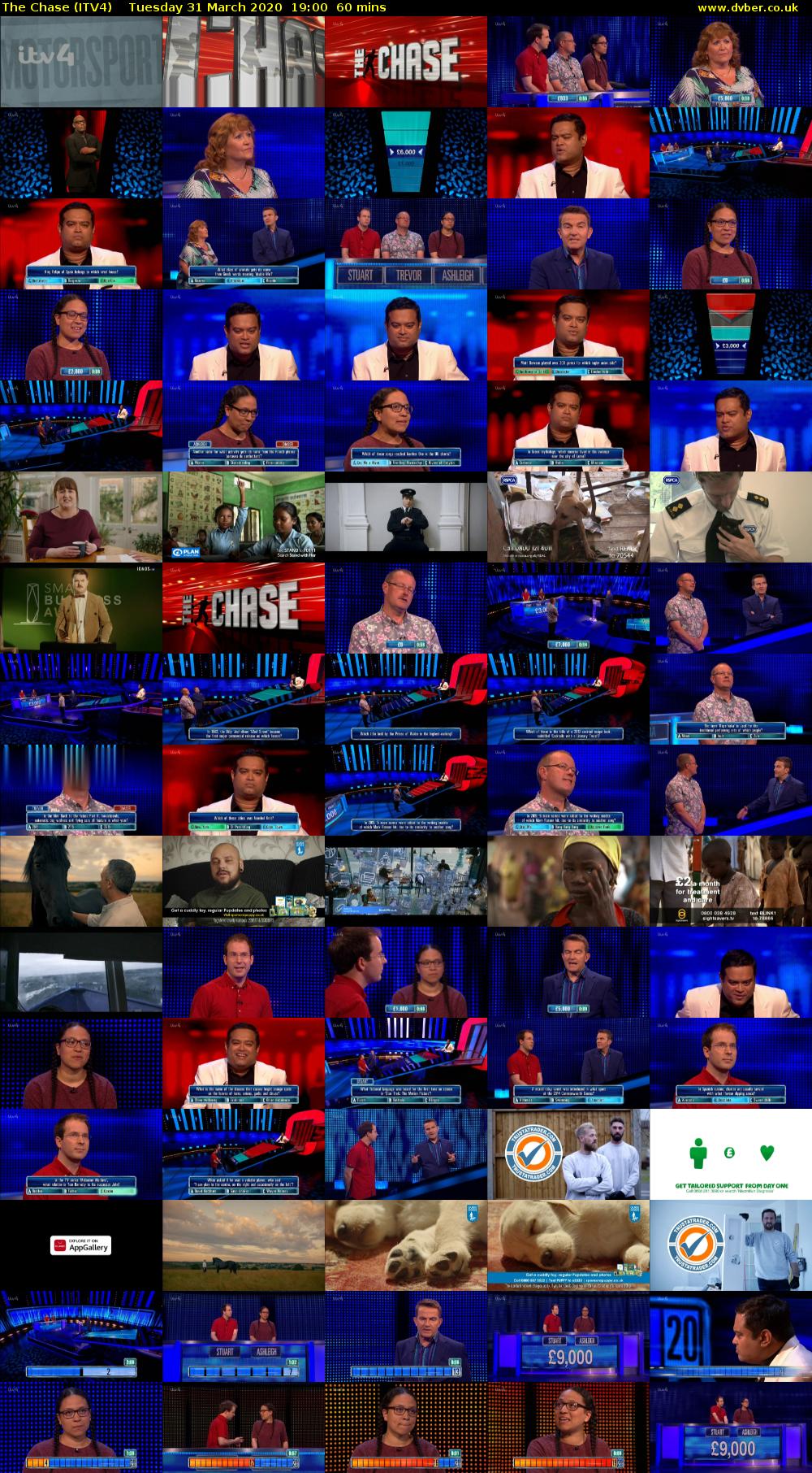 The Chase (ITV4) Tuesday 31 March 2020 19:00 - 20:00