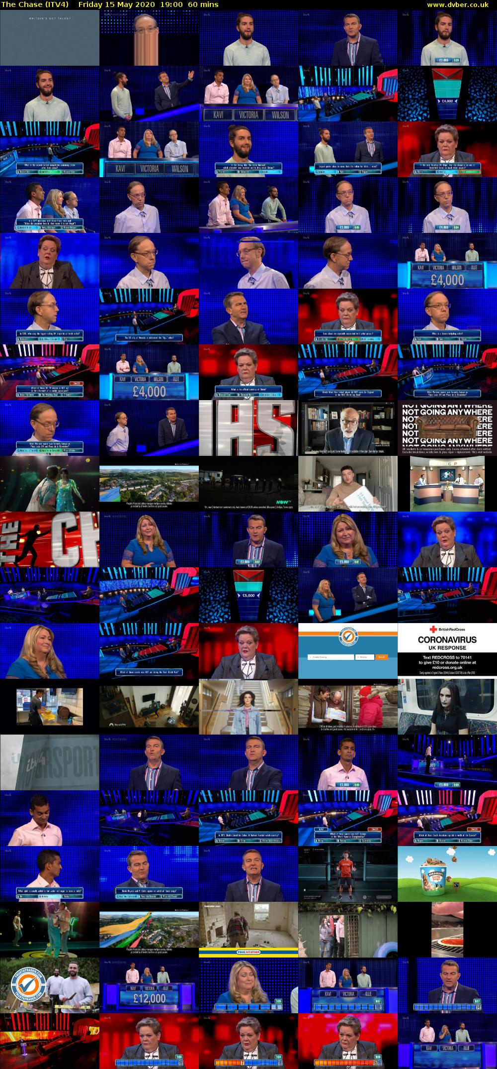 The Chase (ITV4) Friday 15 May 2020 19:00 - 20:00