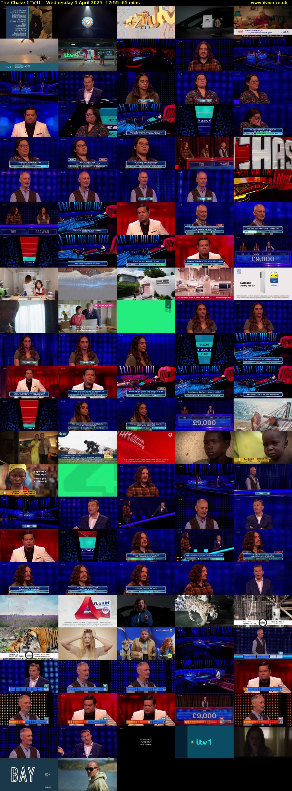 The Chase (ITV4) Wednesday 9 April 2025 17:55 - 19:00