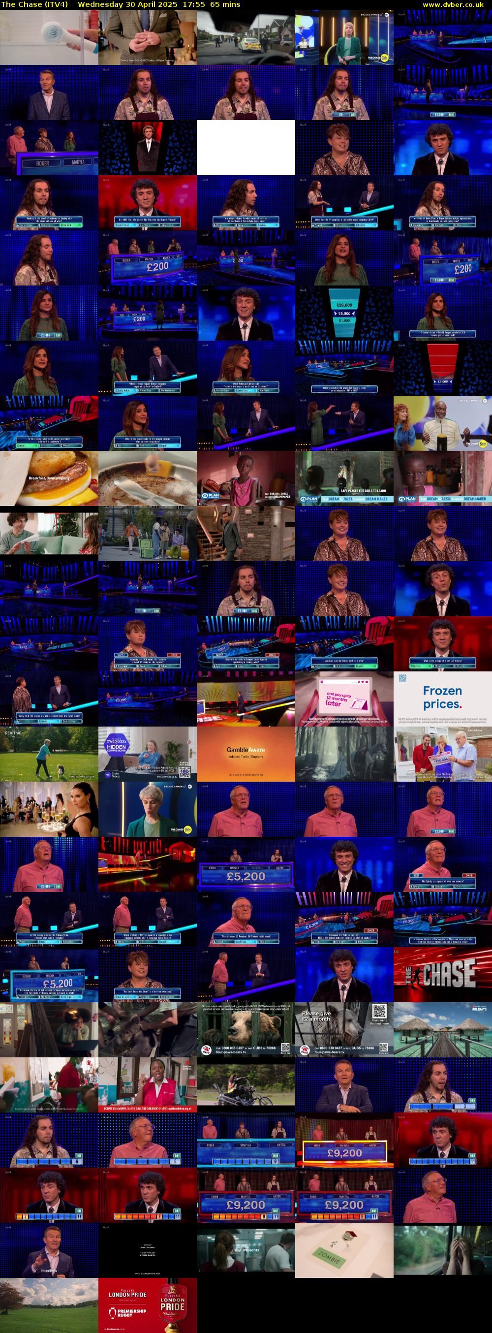 The Chase (ITV4) Wednesday 30 April 2025 17:55 - 19:00
