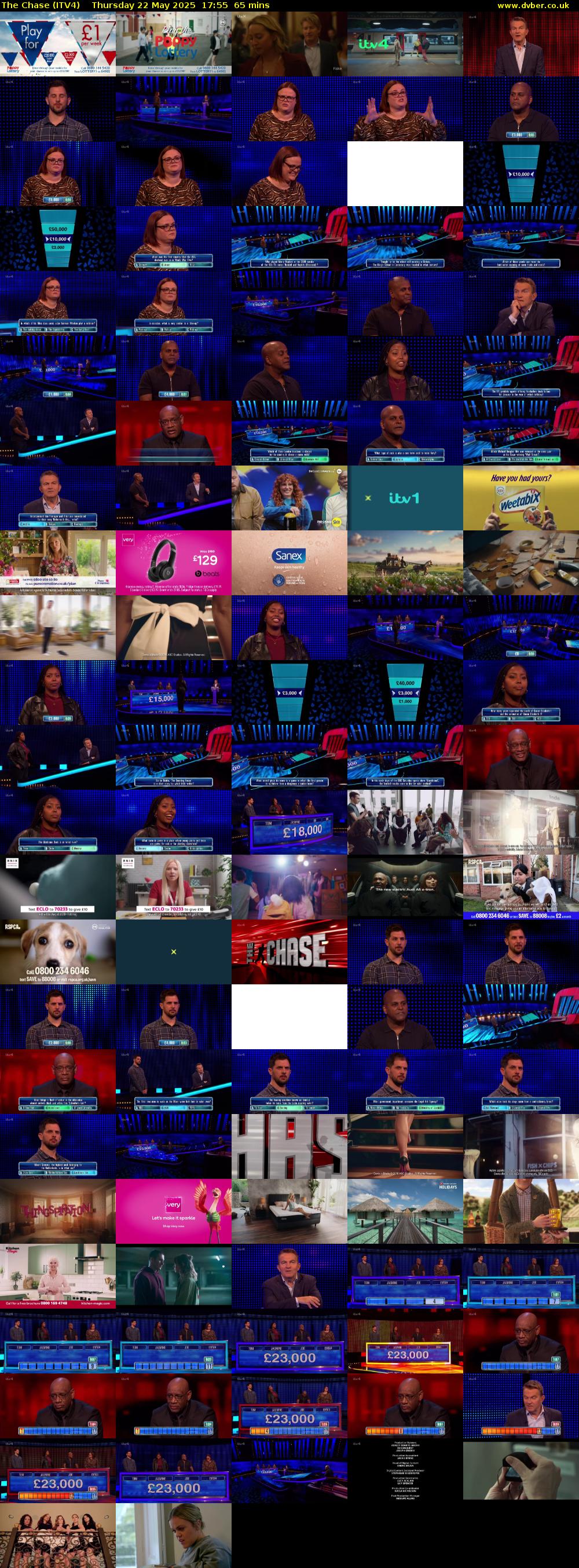 The Chase (ITV4) Thursday 22 May 2025 17:55 - 19:00