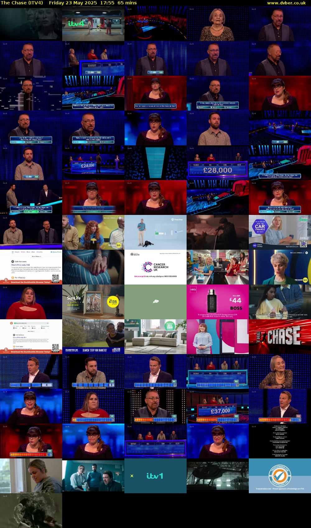 The Chase (ITV4) Friday 23 May 2025 17:55 - 19:00