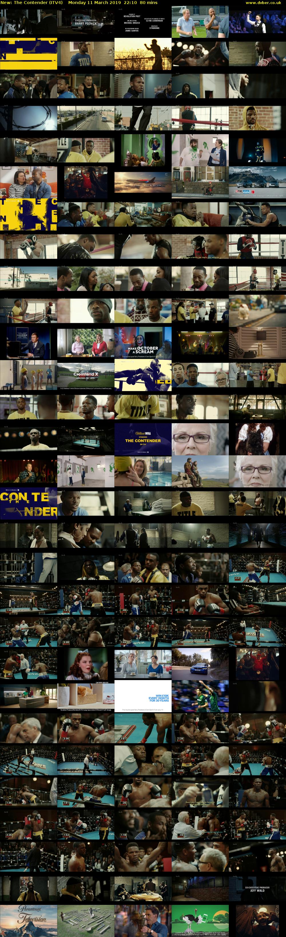 The Contender (ITV4) Monday 11 March 2019 22:10 - 23:30