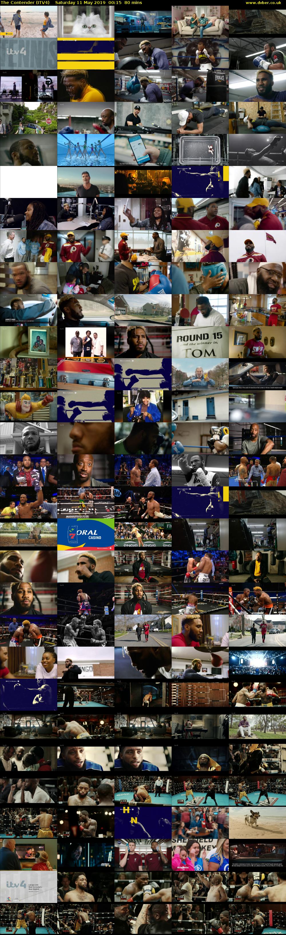 The Contender (ITV4) Saturday 11 May 2019 00:15 - 01:35