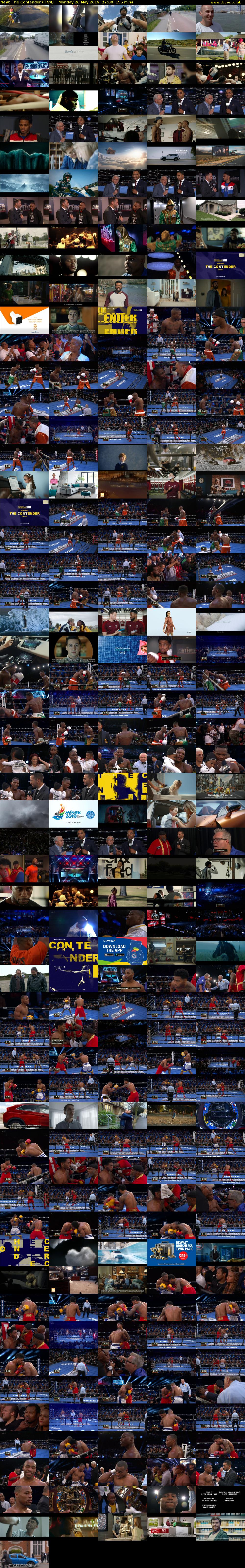 The Contender (ITV4) Monday 20 May 2019 22:00 - 00:35
