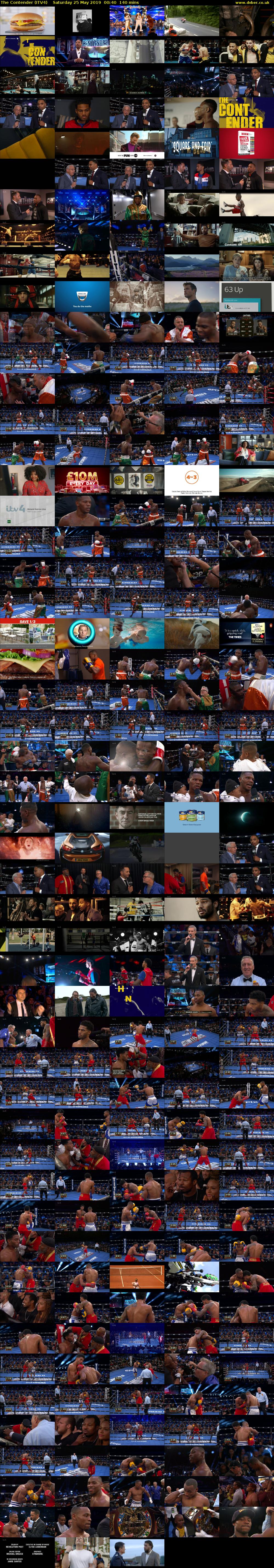 The Contender (ITV4) Saturday 25 May 2019 00:40 - 03:00