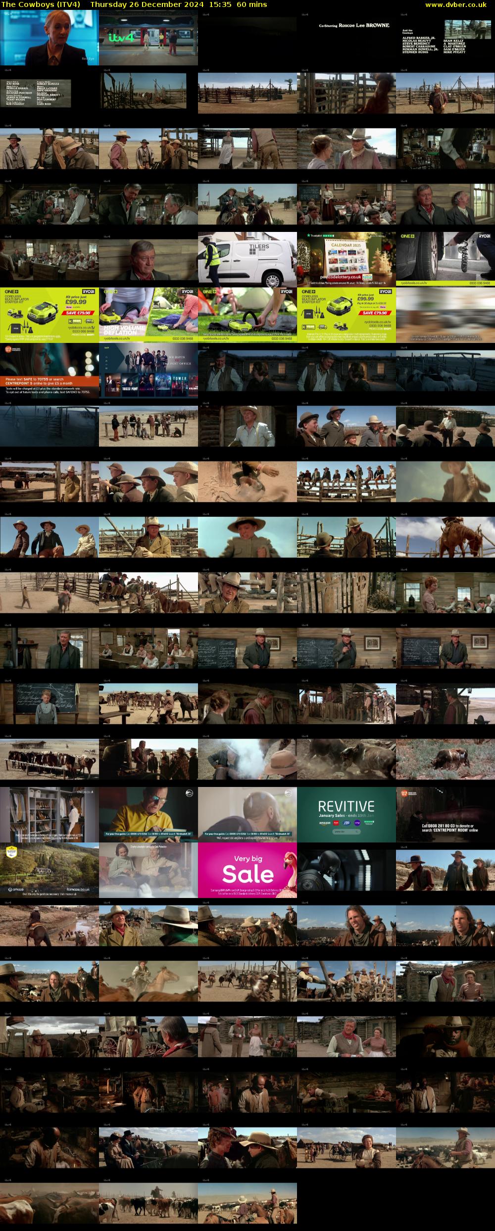 The Cowboys (ITV4) Thursday 26 December 2024 15:35 - 16:35