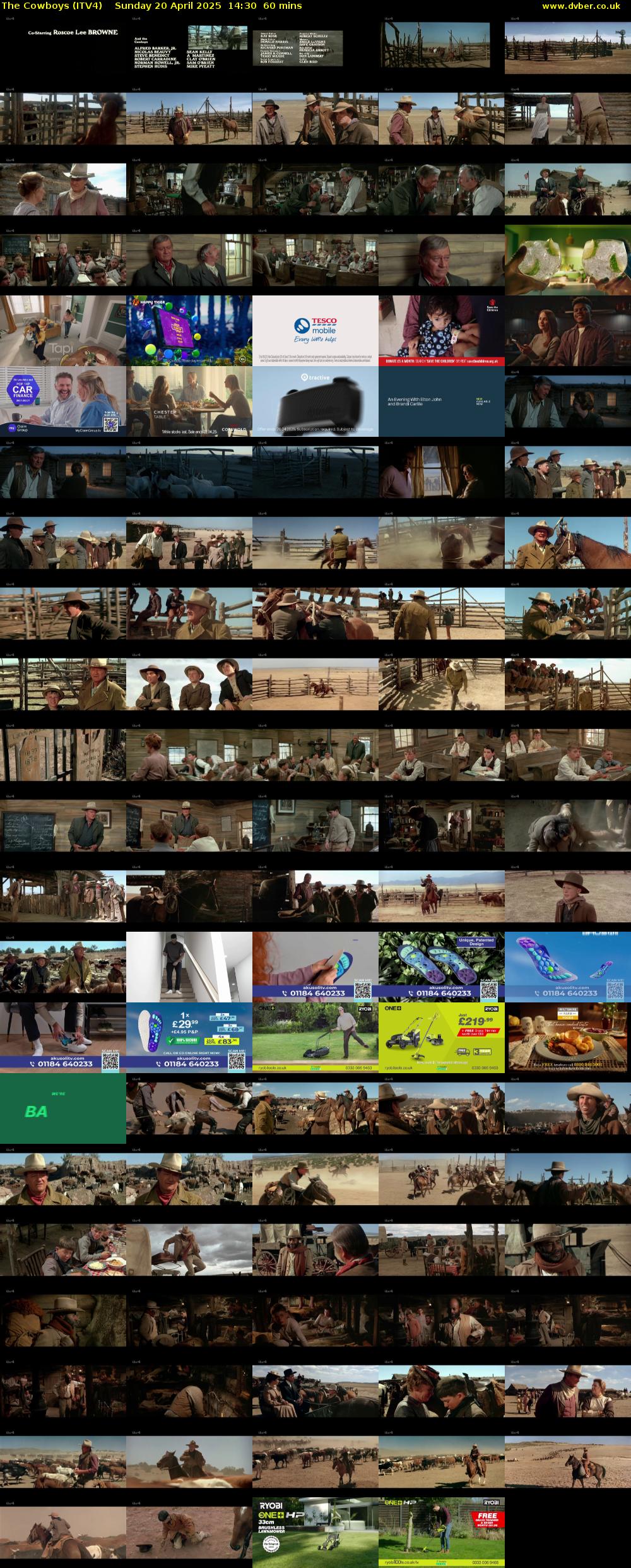 The Cowboys (ITV4) Sunday 20 April 2025 14:30 - 15:30