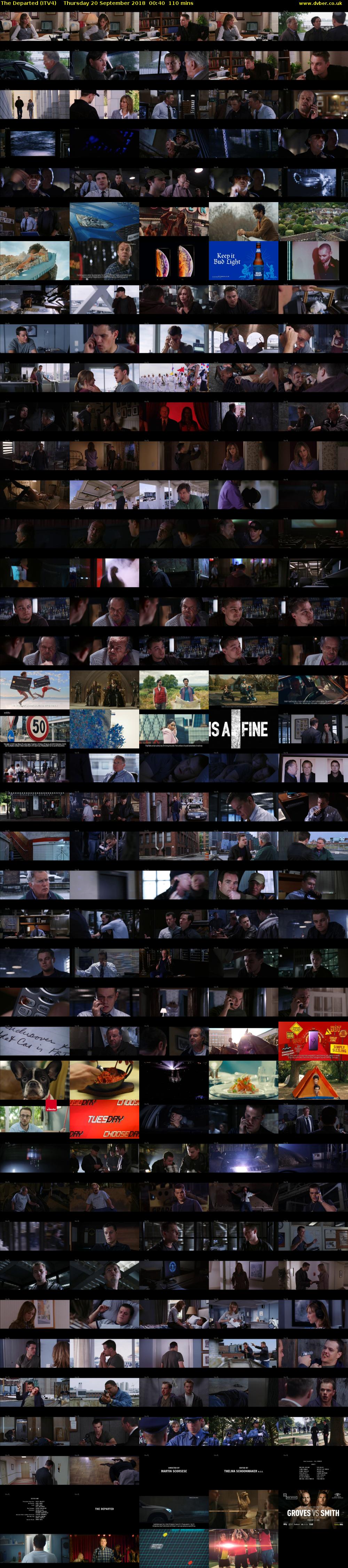 The Departed (ITV4) Thursday 20 September 2018 00:40 - 02:30