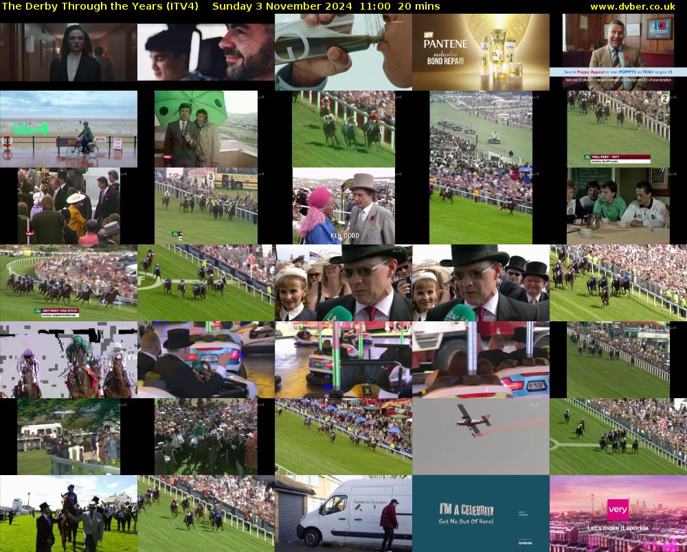 The Derby Through the Years (ITV4) Sunday 3 November 2024 11:00 - 11:20