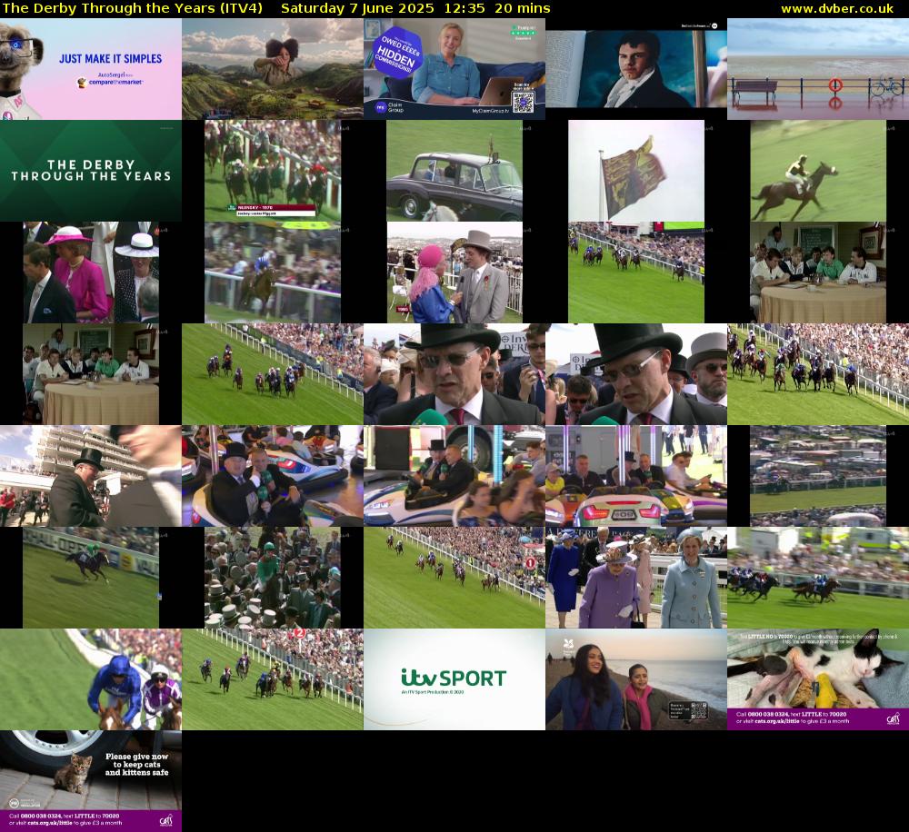 The Derby Through the Years (ITV4) Saturday 7 June 2025 12:35 - 12:55