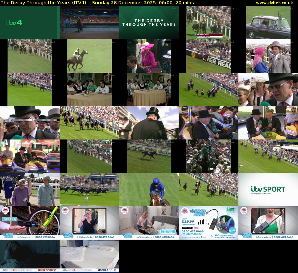 The Derby Through the Years (ITV4) Sunday 28 December 2025 06:00 - 06:20